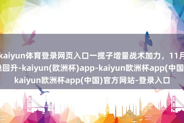 kaiyun体育登录网页入口一揽子增量战术加力，11月房地产商场握续企稳回升-kaiyun(欧洲杯)app-kaiyun欧洲杯app(中国)官方网站-登录入口